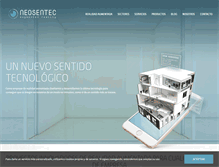 Tablet Screenshot of neosentec.com